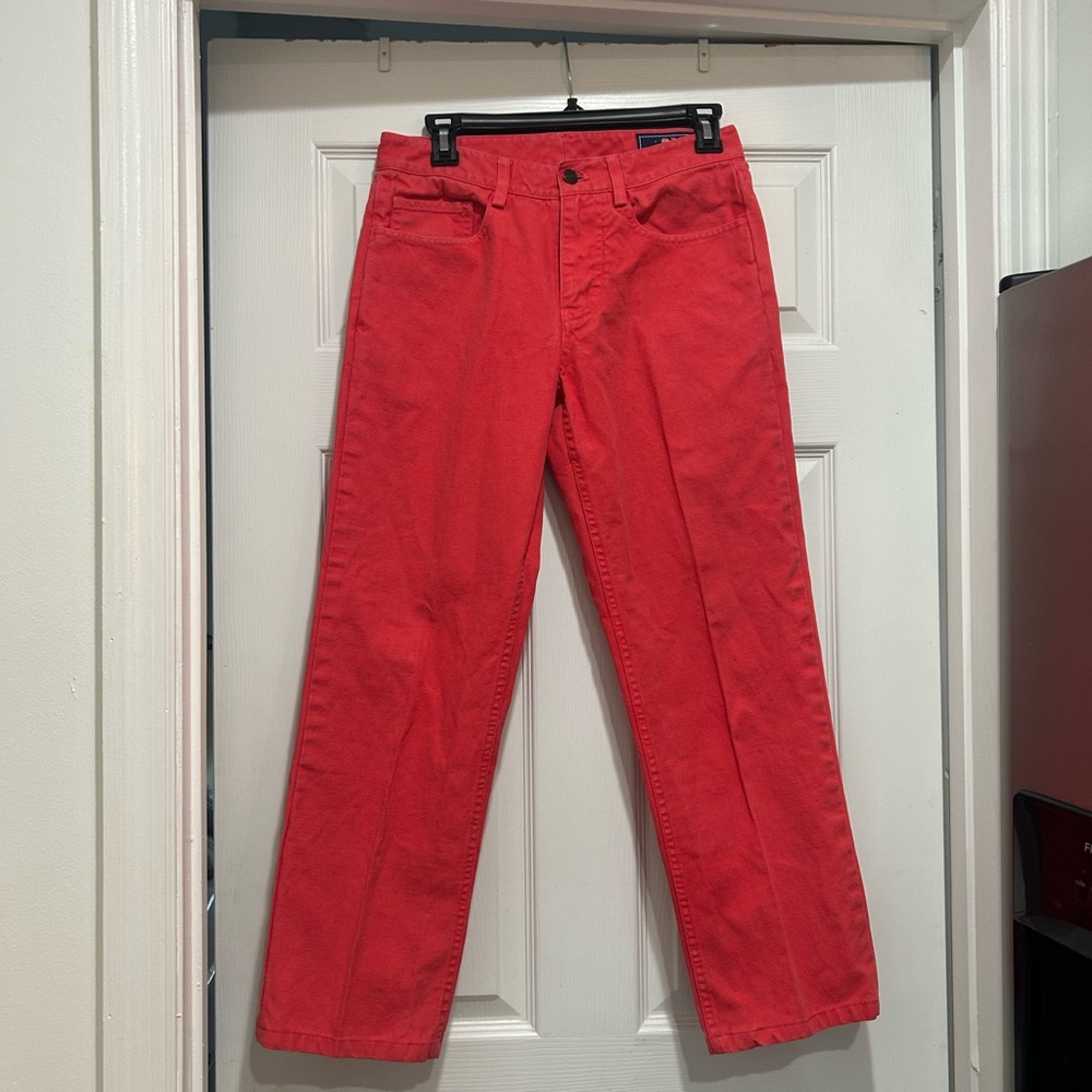 Vineyard vine Nantucket red jeans